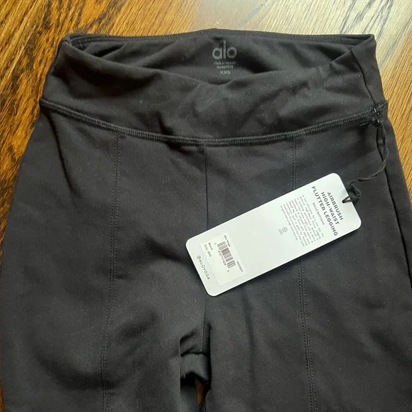 Alo Yoga Airbrush High Waist Flutter Leggings Full Length - Picture 7 of 8